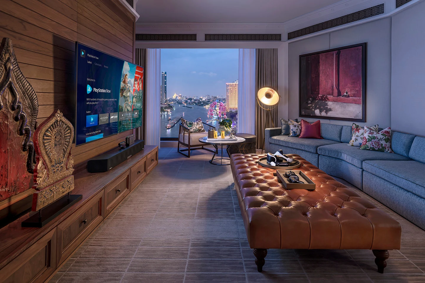 Mandarin Oriental Suite – Entertainment Room