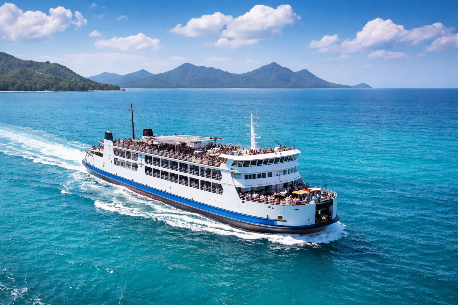high-speed ferry Koh Samui to Koh Tao Gulf of Thailand transfer