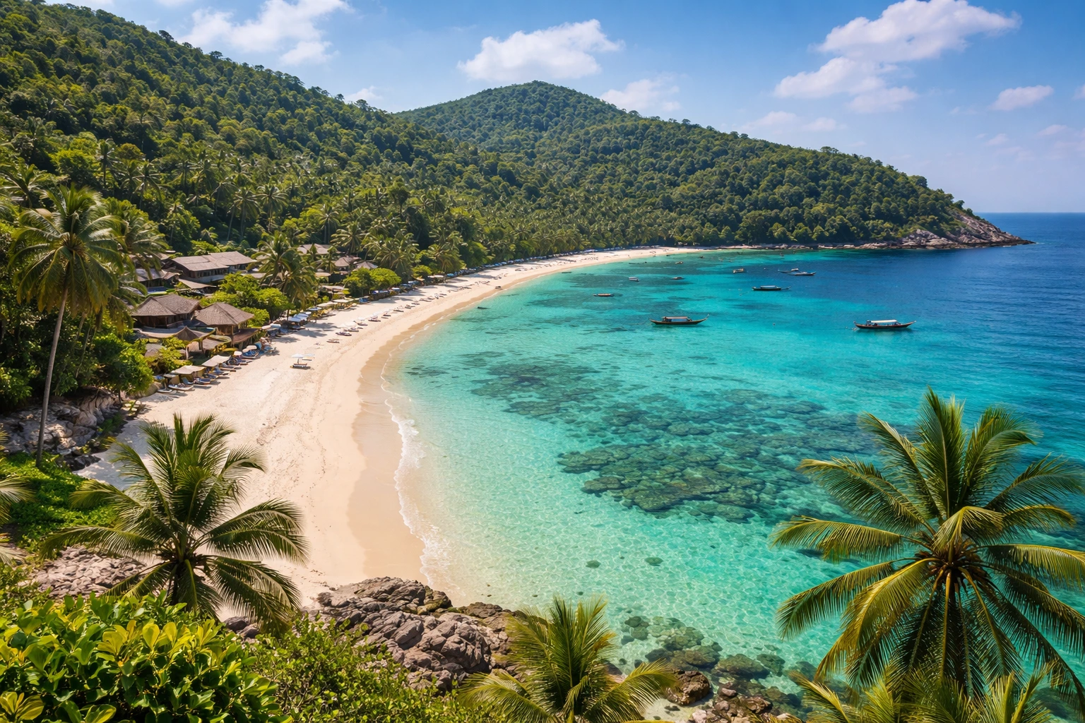 Haad Salad Koh Phangan Gulf of Thailand secluded beach