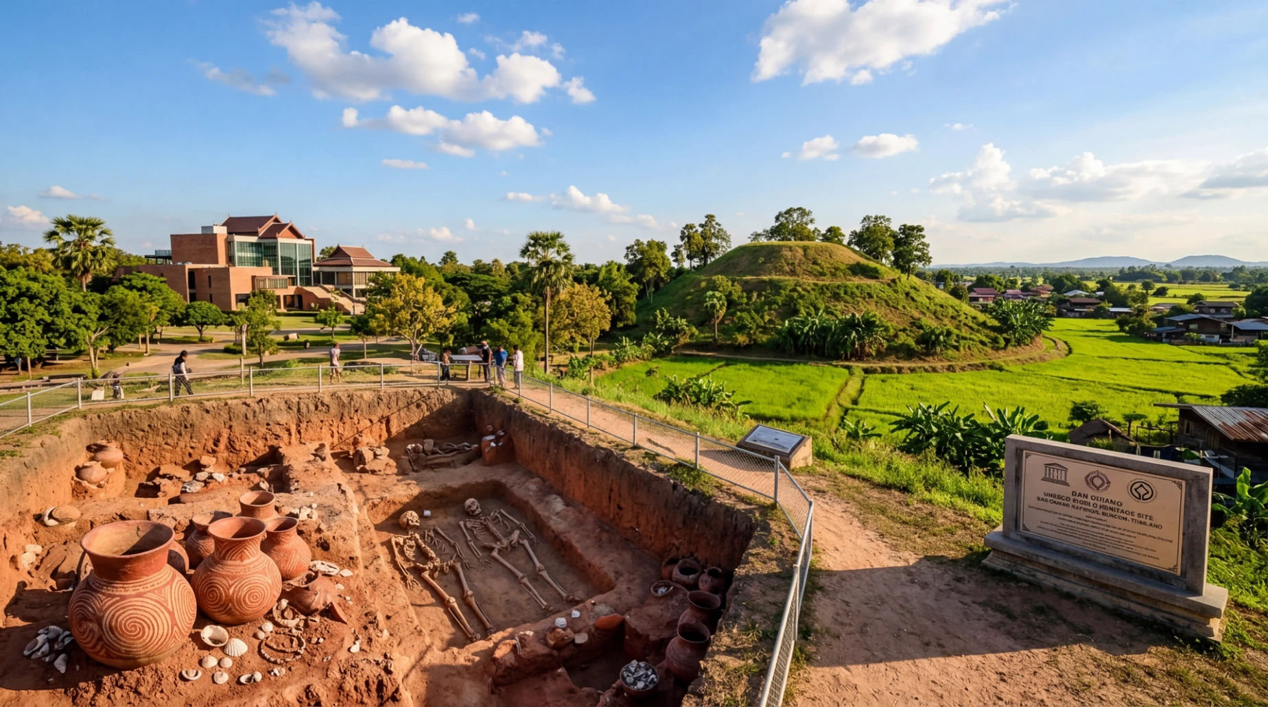 Ban Chiang UNESCO World Heritage Site Udon Thani Isaan Thailand