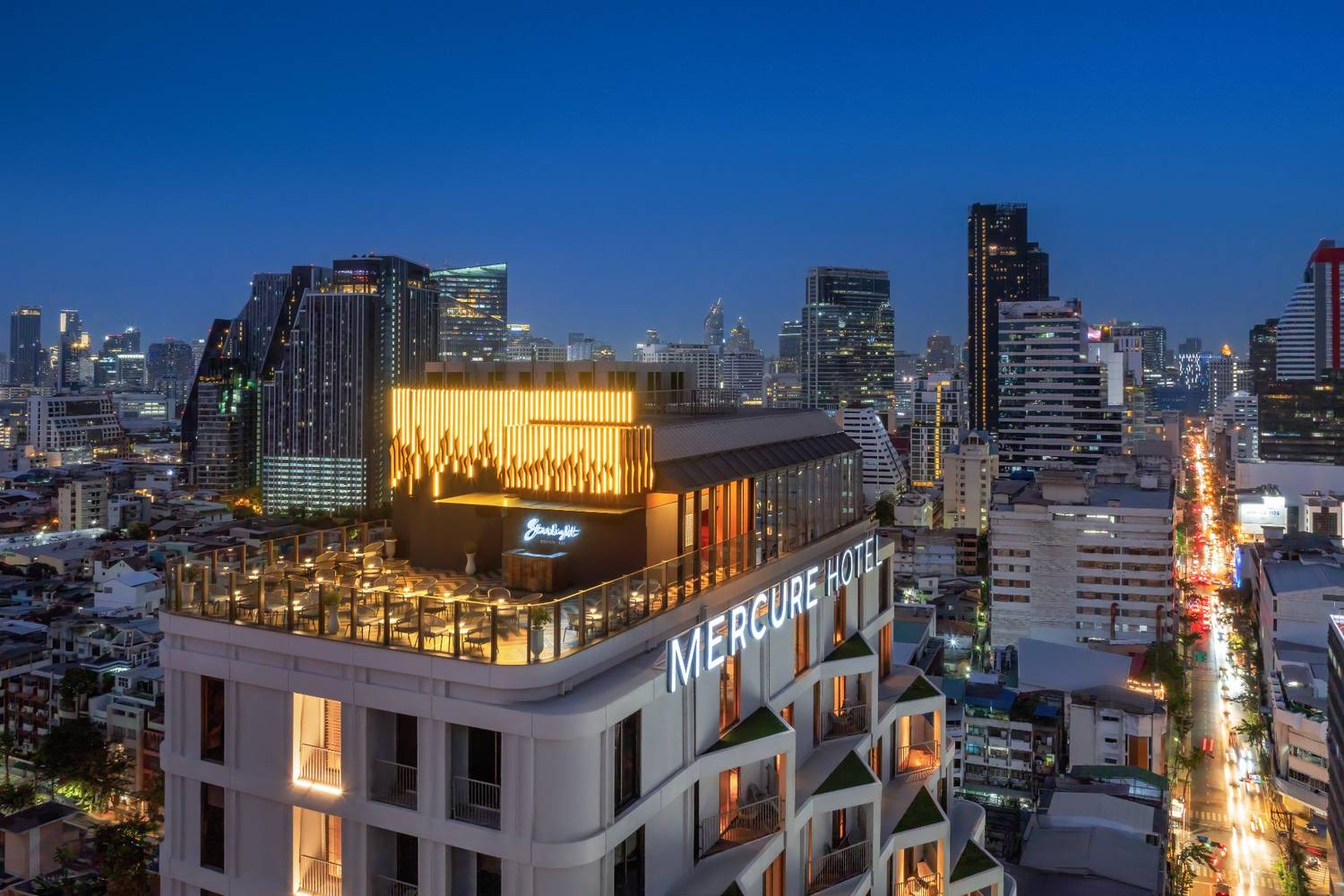 rooftop bar Silom Bangkok nightlife district