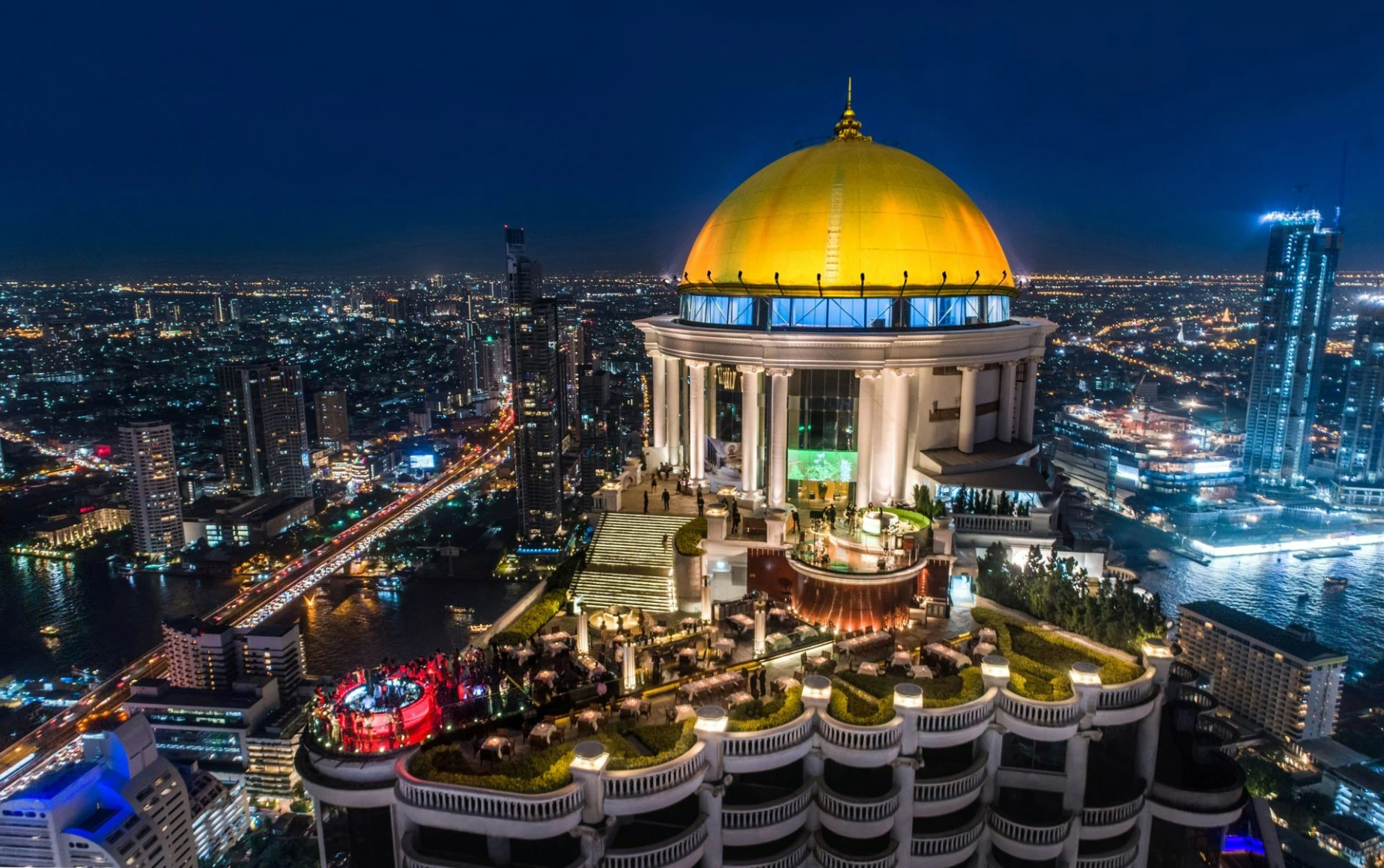 Sky Bar Lebua State Tower Silom Bangkok rooftop