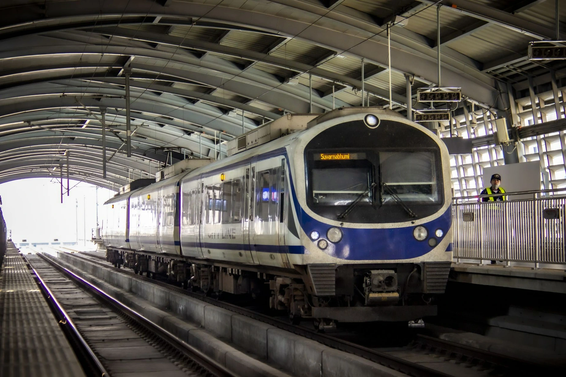 Airport Rail Link Bangkok Suvarnabhumi public transport Thailand