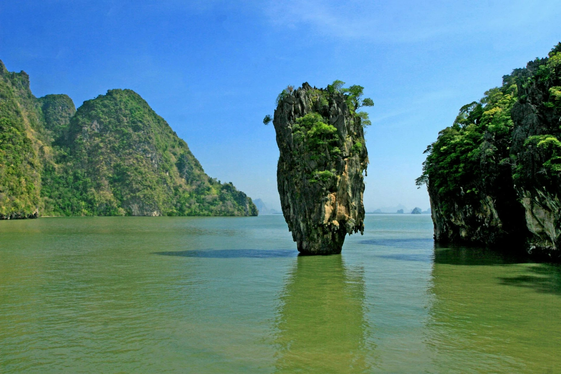 Iconic James Bond Island in Phang Nga Bay, Thailand