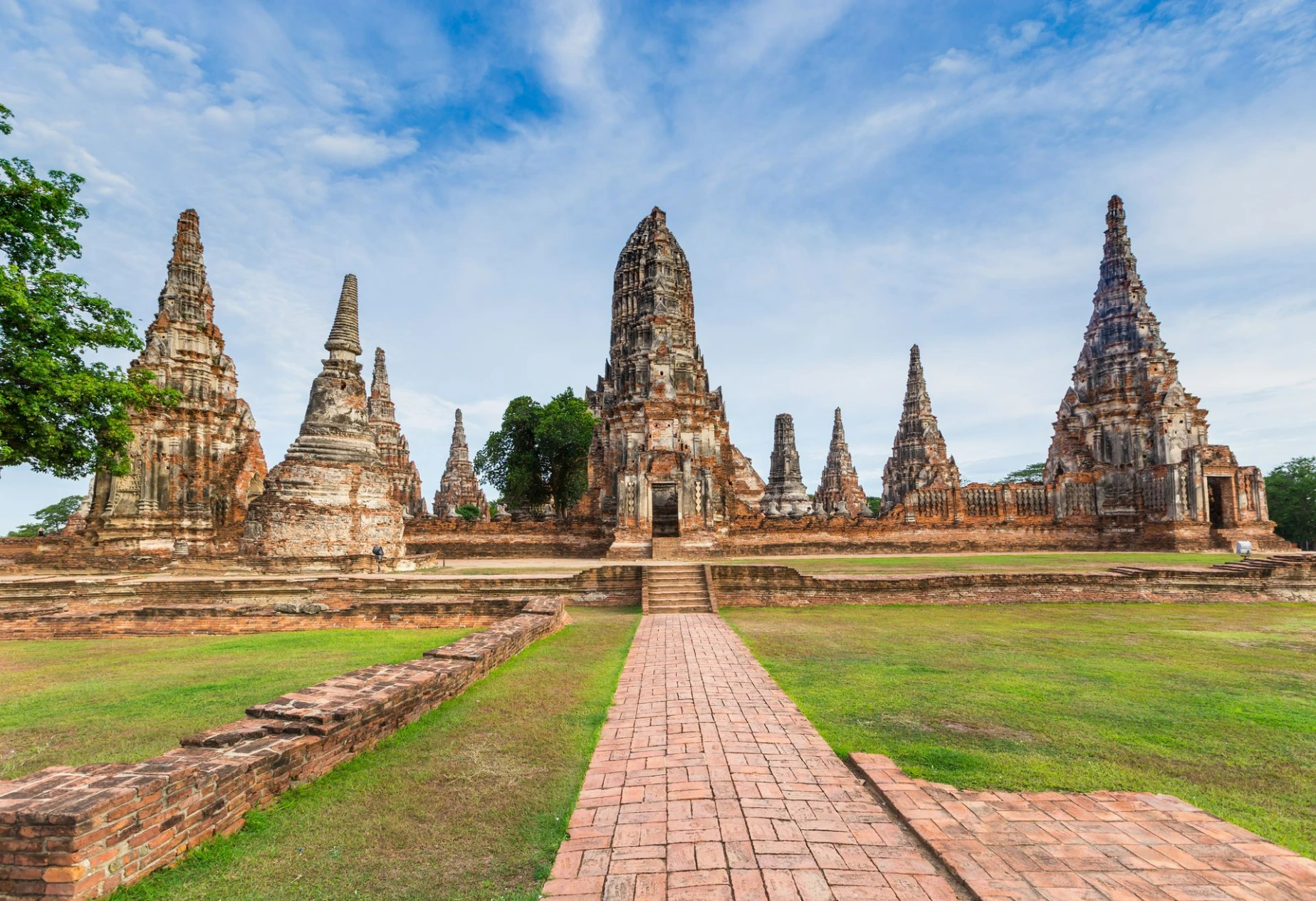 Wat Chaiwatthanaram temple Ayutthaya Thailand