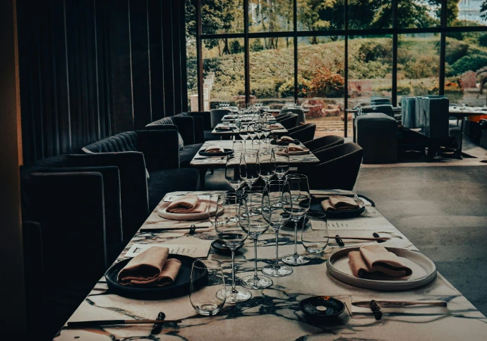 Fine dining at Bangkok