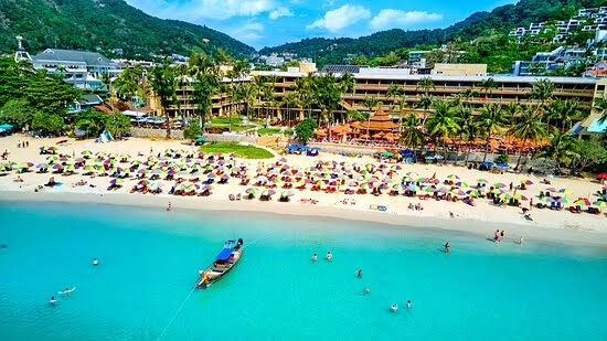 Phuket west coast beach